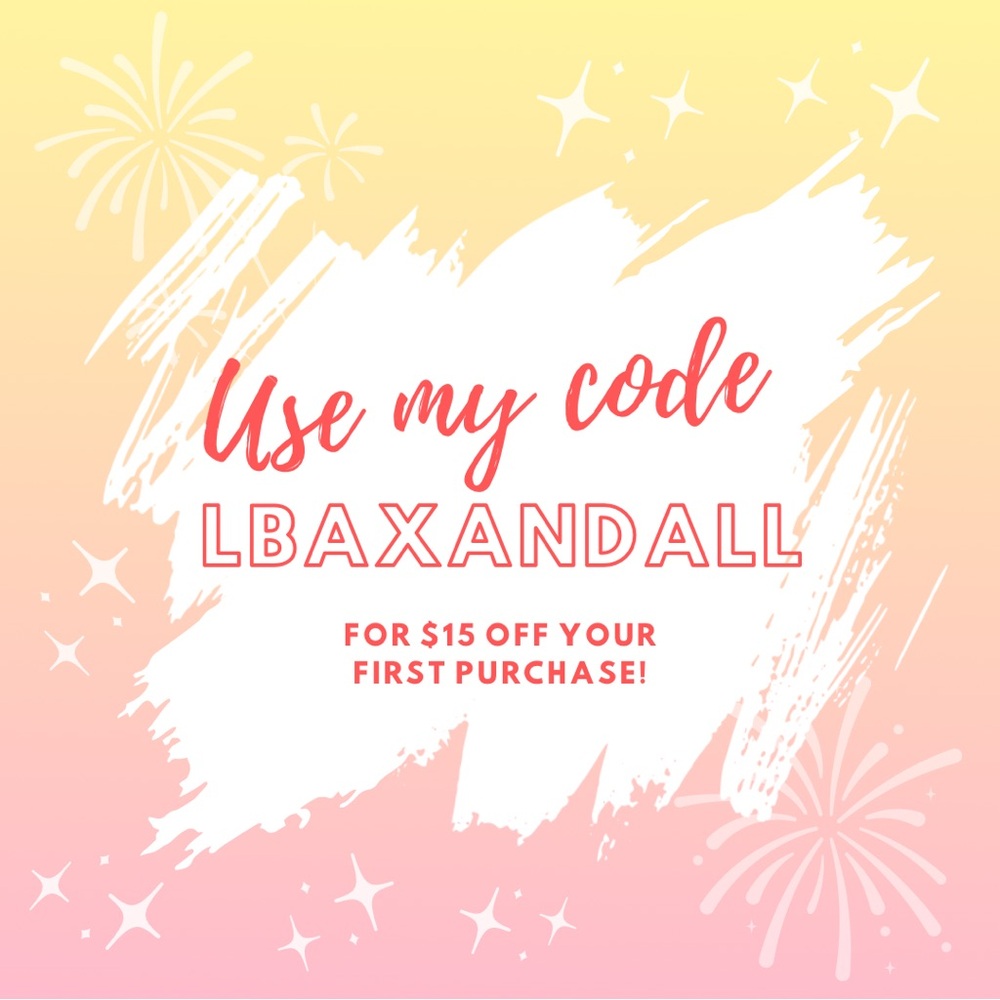 ✨ USE MY CODE LBAXANDALL FOR $15 OFF YOUR FIRST PURCHASE! ✨